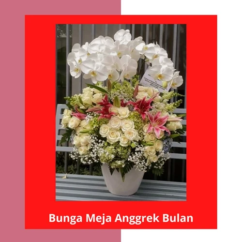 Beli Rangkaian Bunga Meja di Bogor